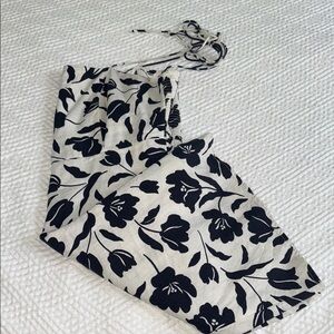 Old Navy White and Blue Spaghetti Strap Sundress